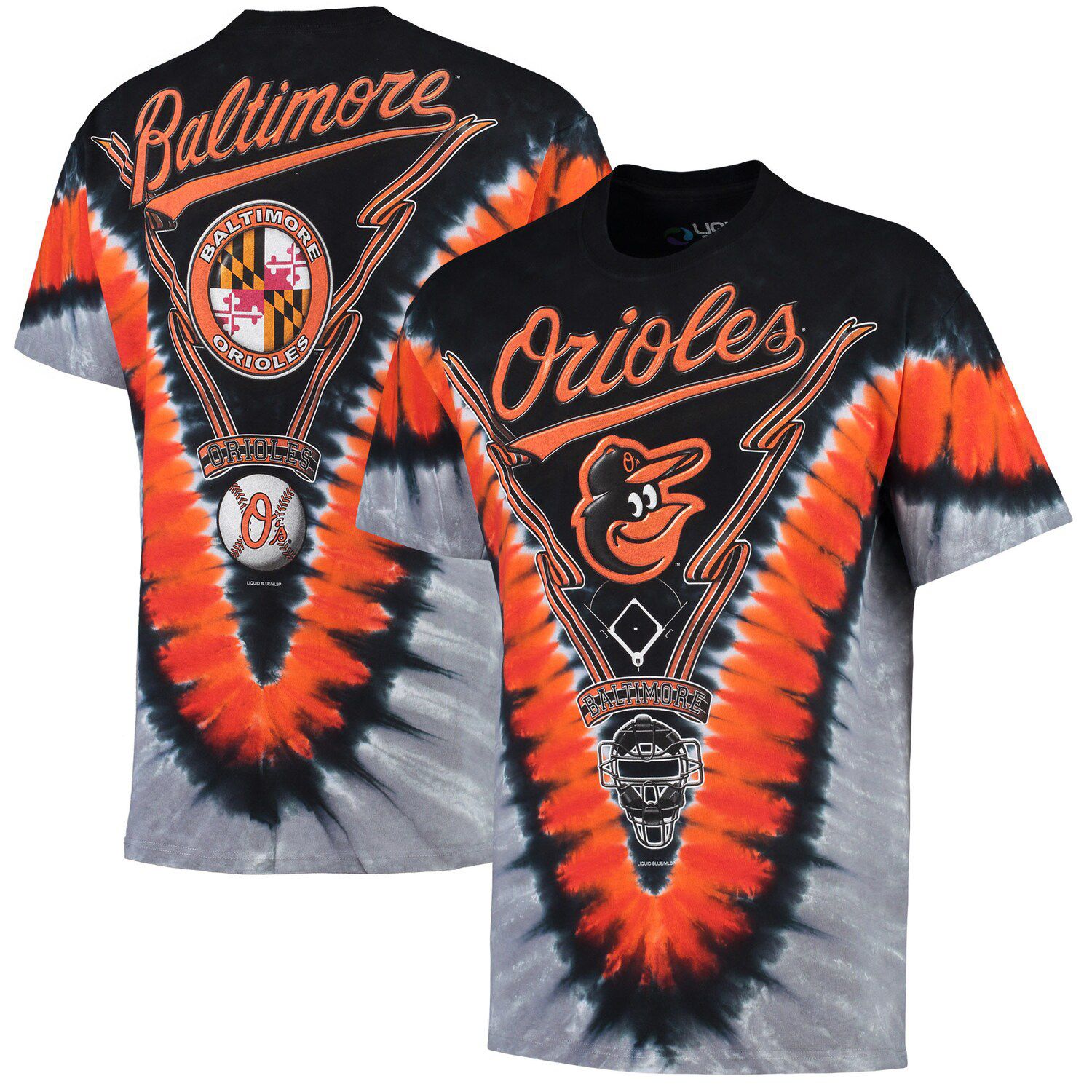 baltimore orioles tie dye shirt