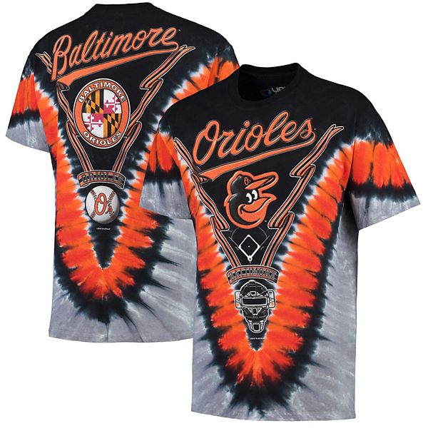 Youth Black Baltimore Orioles Tie-Dye T-Shirt