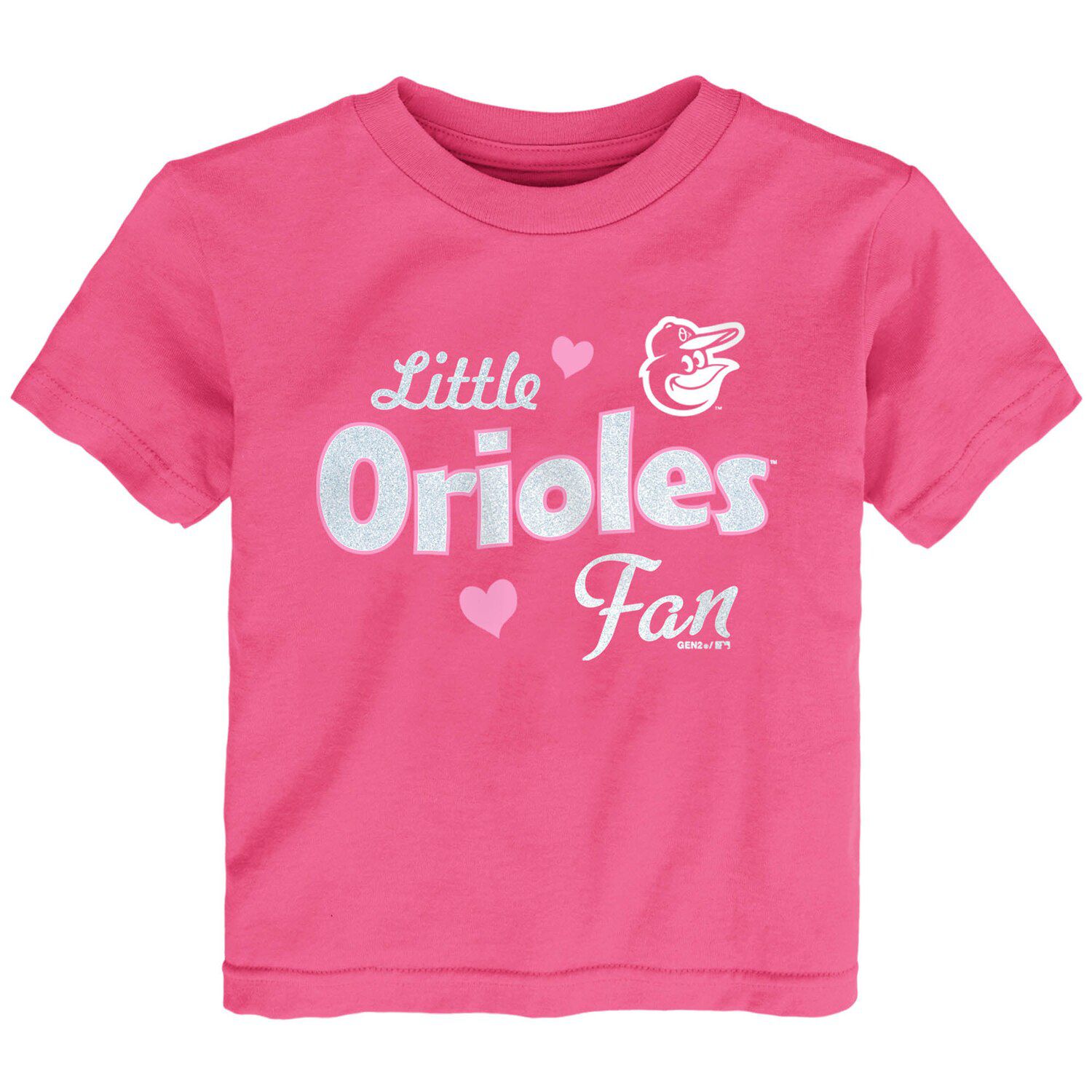 Infant Baltimore Orioles Tiny Turnip White QuaranTeam T-Shirt