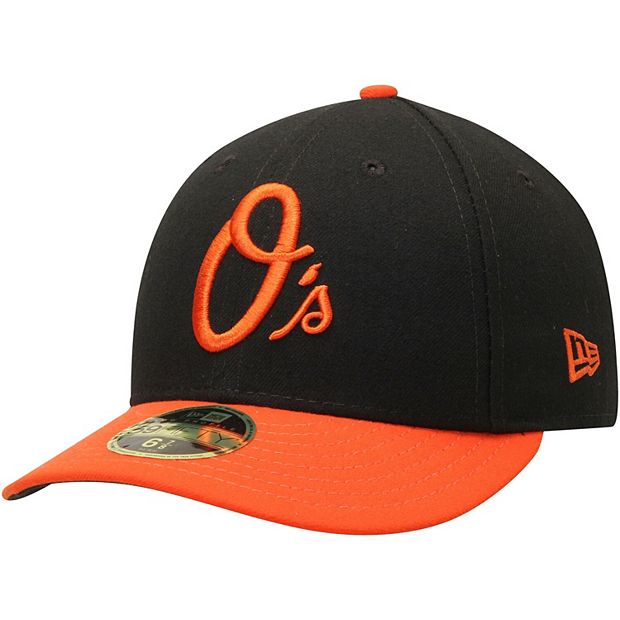 Men's New Era Black/Orange Baltimore Orioles Alternate 2 Authentic  Collection On-Field Low Profile 59FIFTY