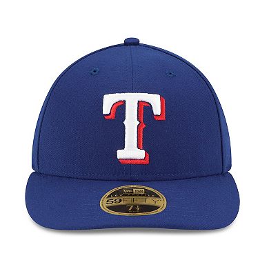 Men's New Era Royal Texas Rangers Game Authentic Collection On-Field Low Profile 59FIFTY Fitted Hat