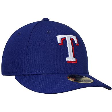 Men's New Era Royal Texas Rangers Game Authentic Collection On-Field Low Profile 59FIFTY Fitted Hat