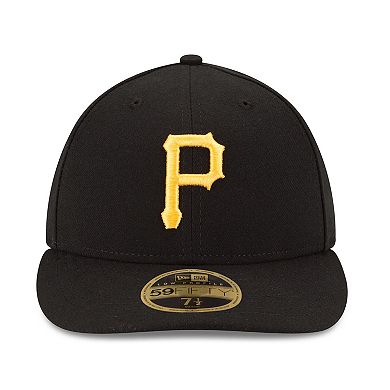 Men's New Era Black Pittsburgh Pirates Authentic Collection On Field Low Profile Game 59FIFTY Fitted Hat