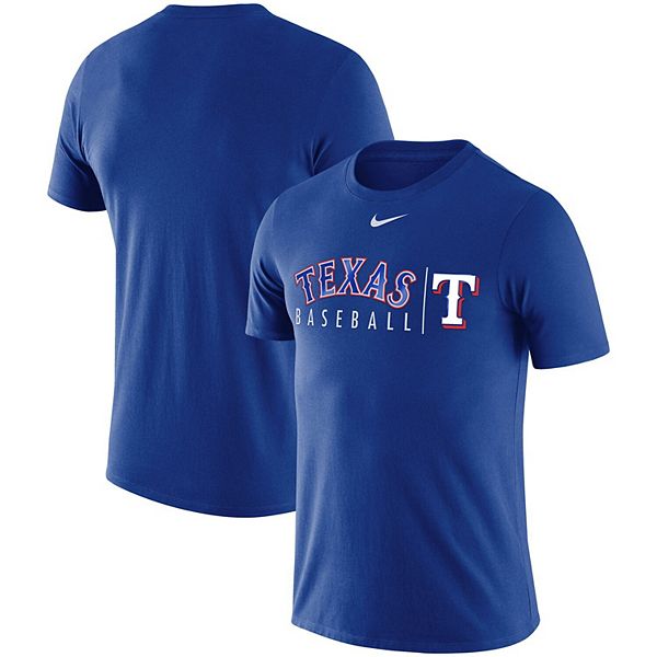 Men's Nike Royal Texas Rangers MLB Practice T-Shirt