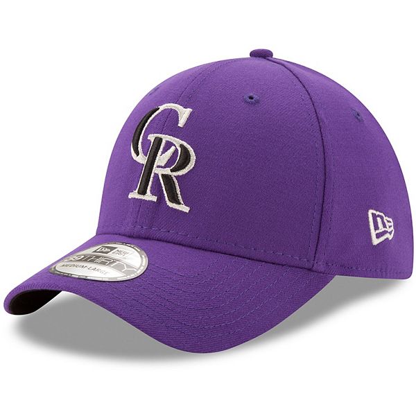 Men's New Era Purple Colorado Rockies Alternate 2 Team Classic 39THIRTY Flex Hat