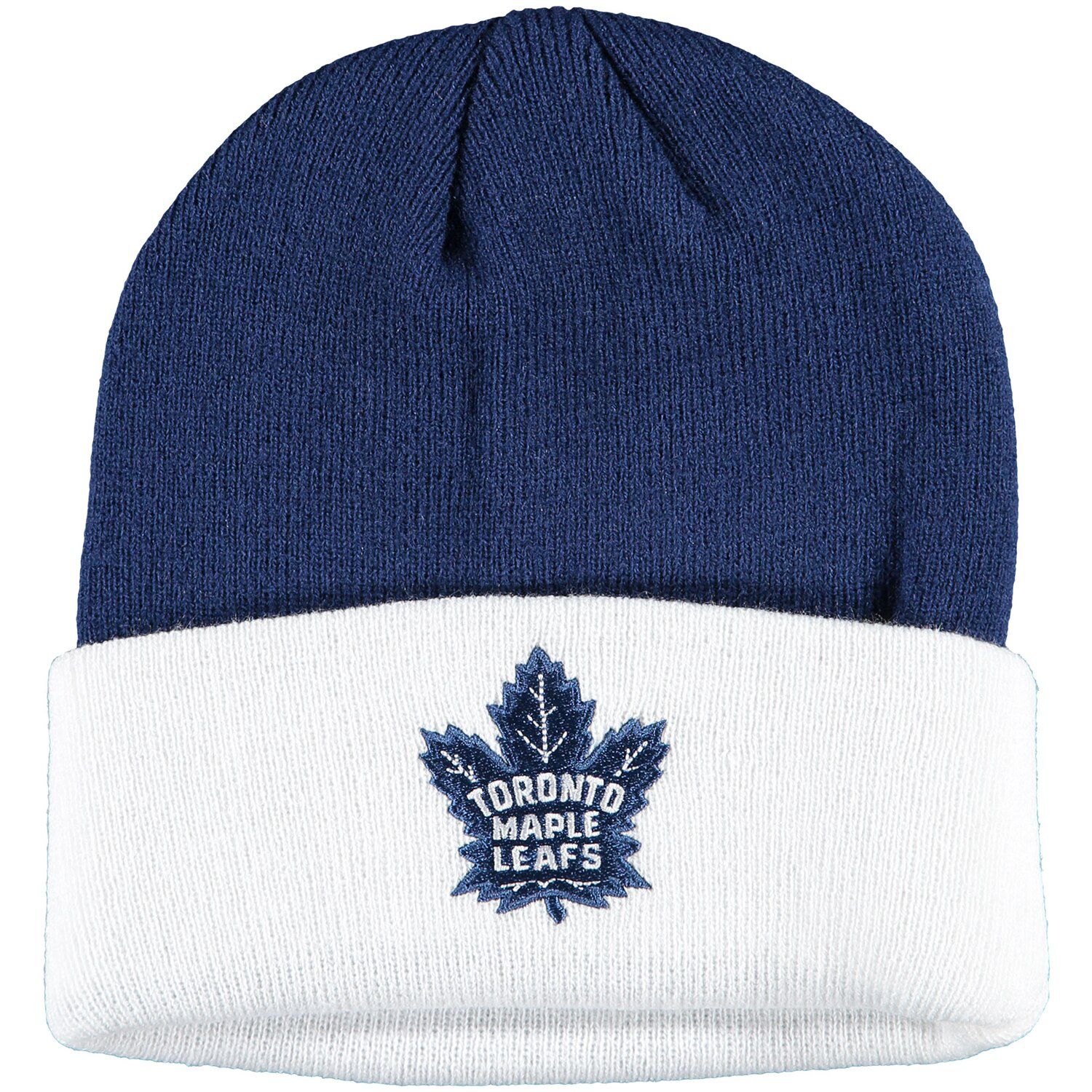 maple leafs knit hat