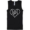 Girls Youth Soft as a Grape Black Pittsburgh Pirates Cotton Tank Top