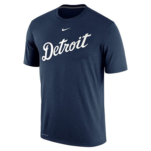Men's Nike Navy Detroit Tigers New Legend Wordmark T-Shirt Size: Small