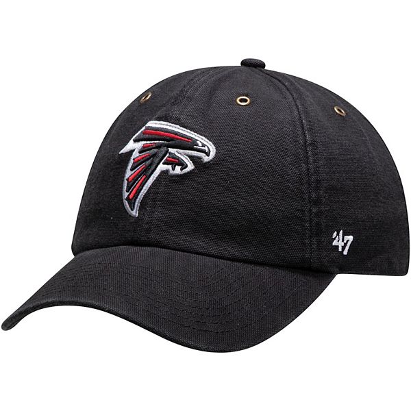 فافل Men's Carhartt x '47 Black Atlanta Falcons Team Clean-Up Adjustable Hat فافل