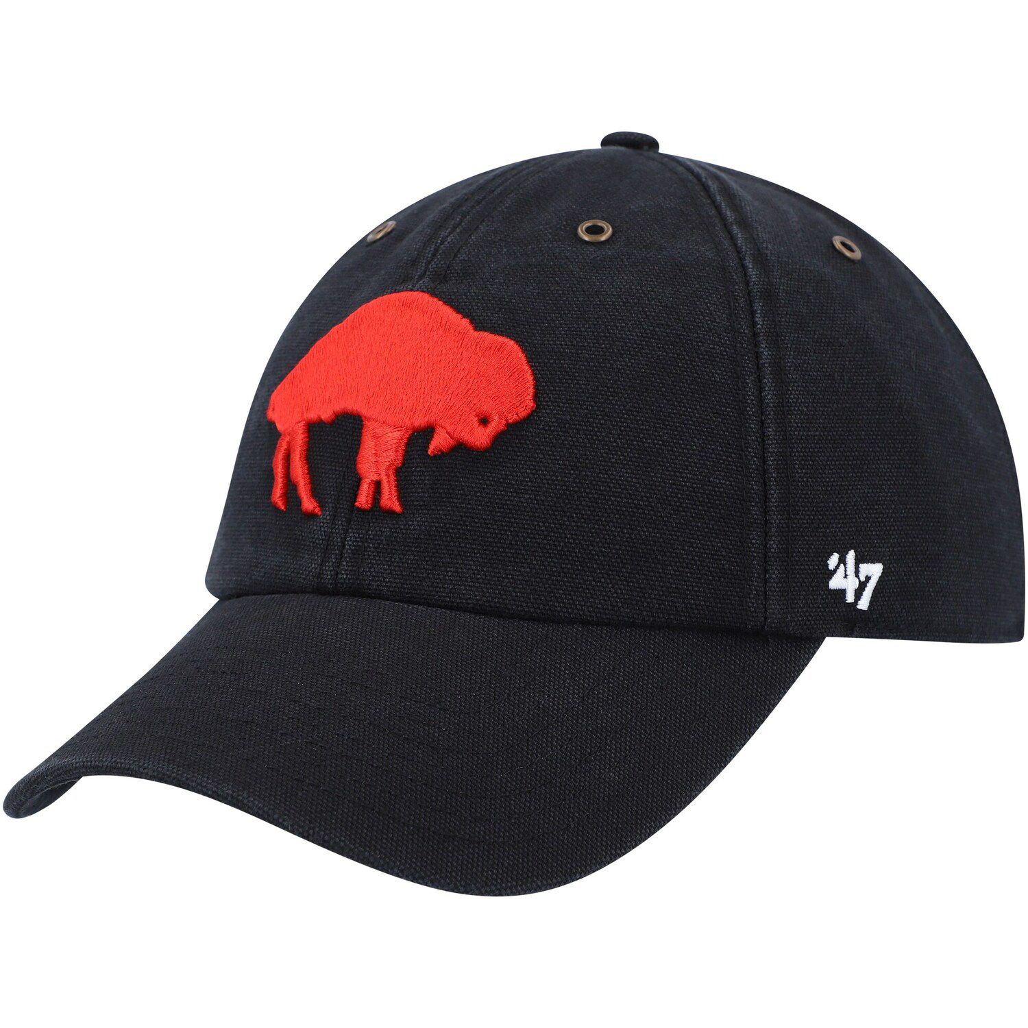 all black buffalo bills hat