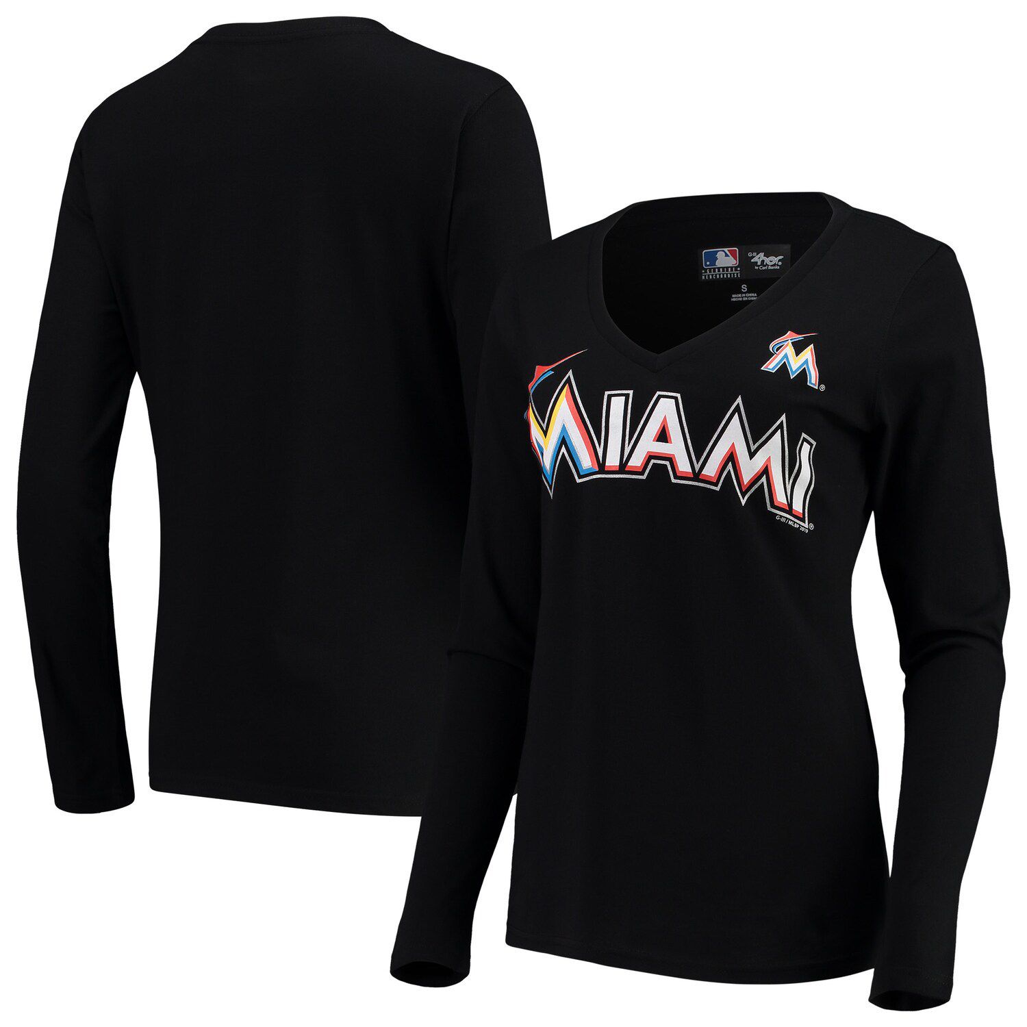 miami marlins long sleeve shirt