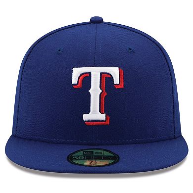 Men's New Era Royal Texas Rangers Game Authentic Collection On-Field 59FIFTY Fitted Hat