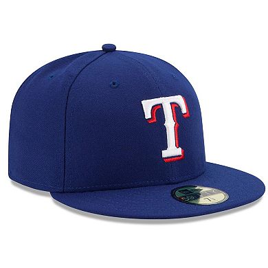 Men's New Era Royal Texas Rangers Game Authentic Collection On-Field 59FIFTY Fitted Hat