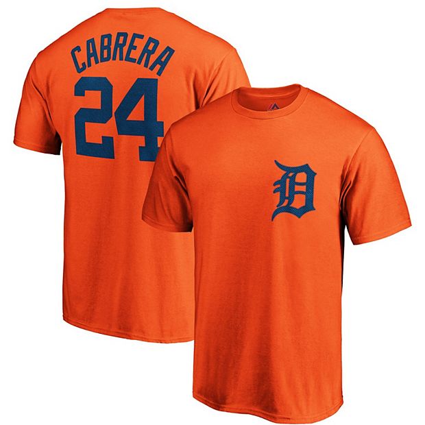 Detroit Tigers MLB True Fan Jersey Shirt Blue & Orange 2xl