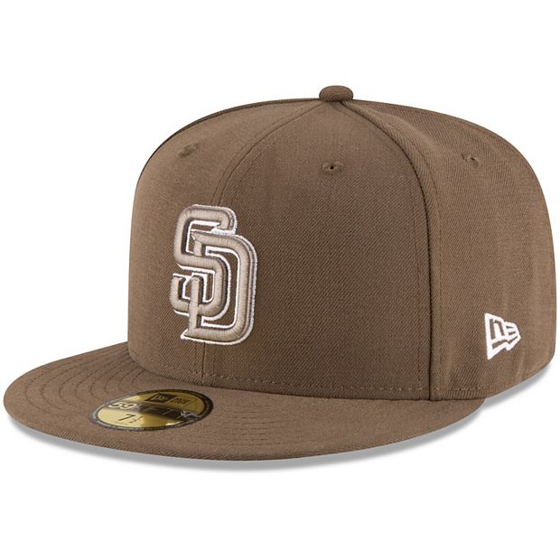 Men's New Era Brown San Diego Padres Authentic Collection On-Field 59FIFTY Fitted  Hat 