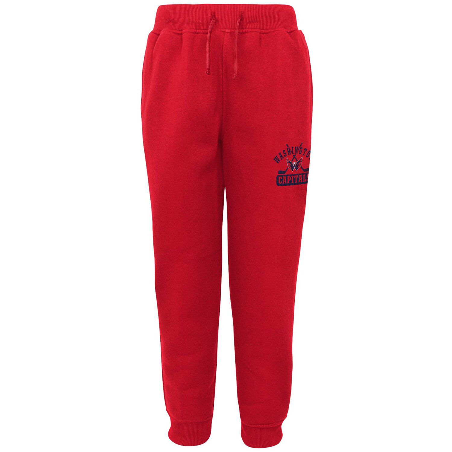 red fleece sweatpants