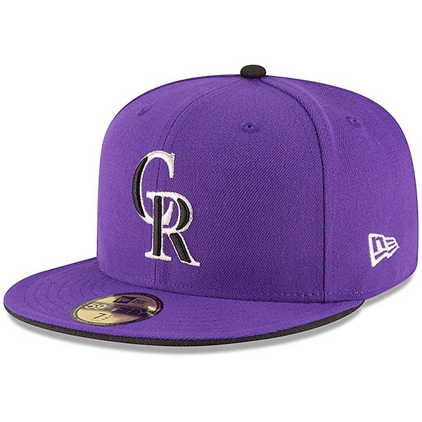 New Era Men's Colorado Rockies Purple Sport Knit