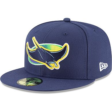 Men's New Era Navy Tampa Bay Rays Alternate Authentic Collection On-Field 59FIFTY Fitted Hat