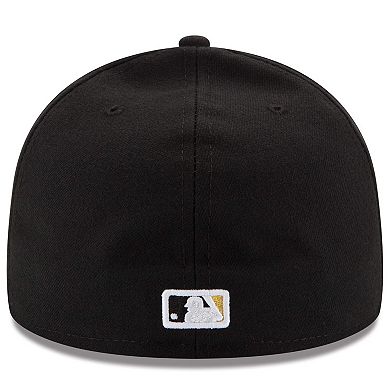 Men's New Era Black Pittsburgh Pirates Alternate Authentic Collection On-Field 59FIFTY Fitted Hat
