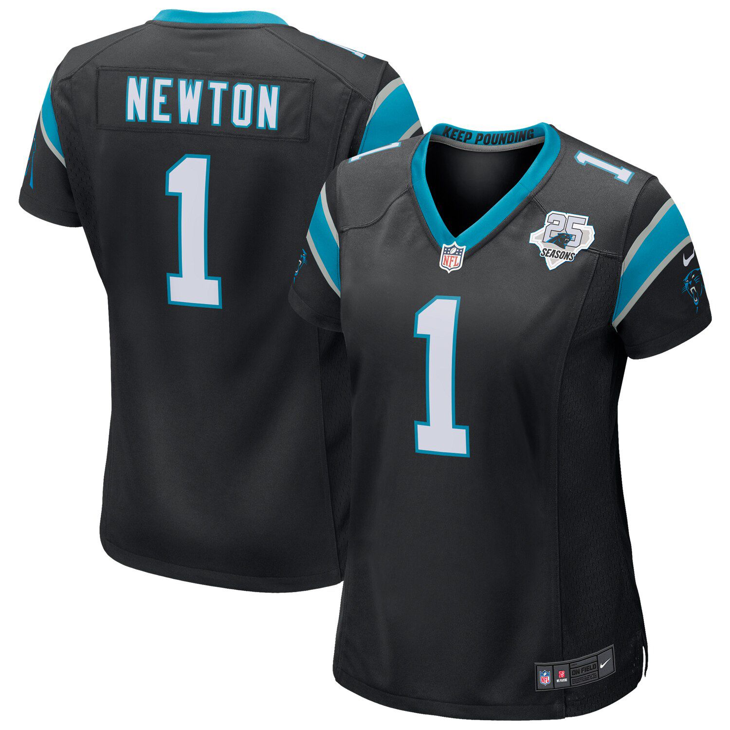 cam newton authentic black jersey