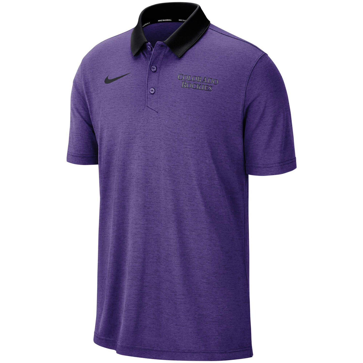 purple nike polo