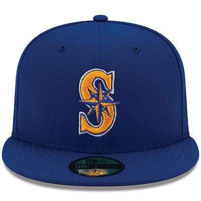 Men's New Era Royal Seattle Mariners Alternate 2 Authentic On