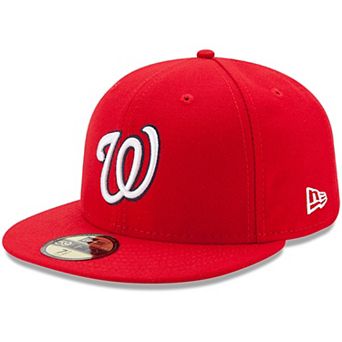 Youth New Era Red Washington Nationals Authentic Collection On-Field Game 59FIFTY Fitted Hat