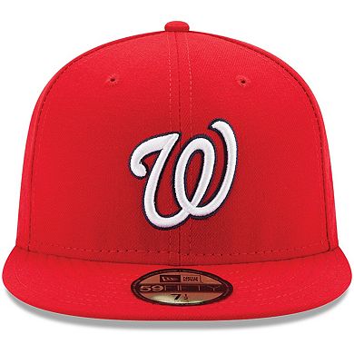 Youth New Era Red Washington Nationals Authentic Collection On-Field Game 59FIFTY Fitted Hat