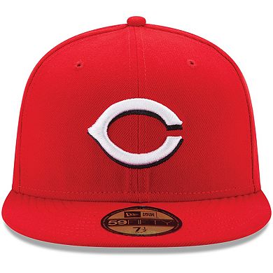 Youth New Era Red Cincinnati Reds Authentic Collection On-Field Home 59FIFTY Fitted Hat