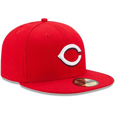 Youth New Era Red Cincinnati Reds Authentic Collection On-Field Home 59FIFTY Fitted Hat