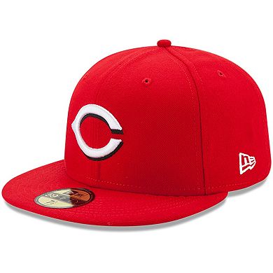 Youth New Era Red Cincinnati Reds Authentic Collection On-Field Home 59FIFTY Fitted Hat