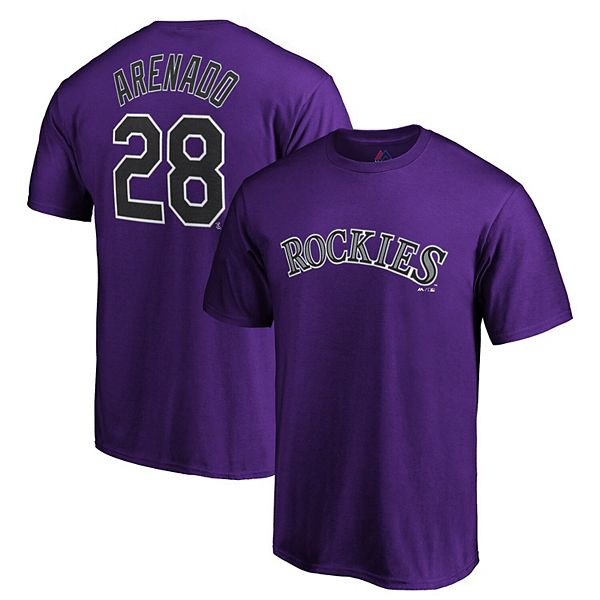 Nolan Arenado Colorado Rockies Nike Youth Name & Number T-Shirt - Purple
