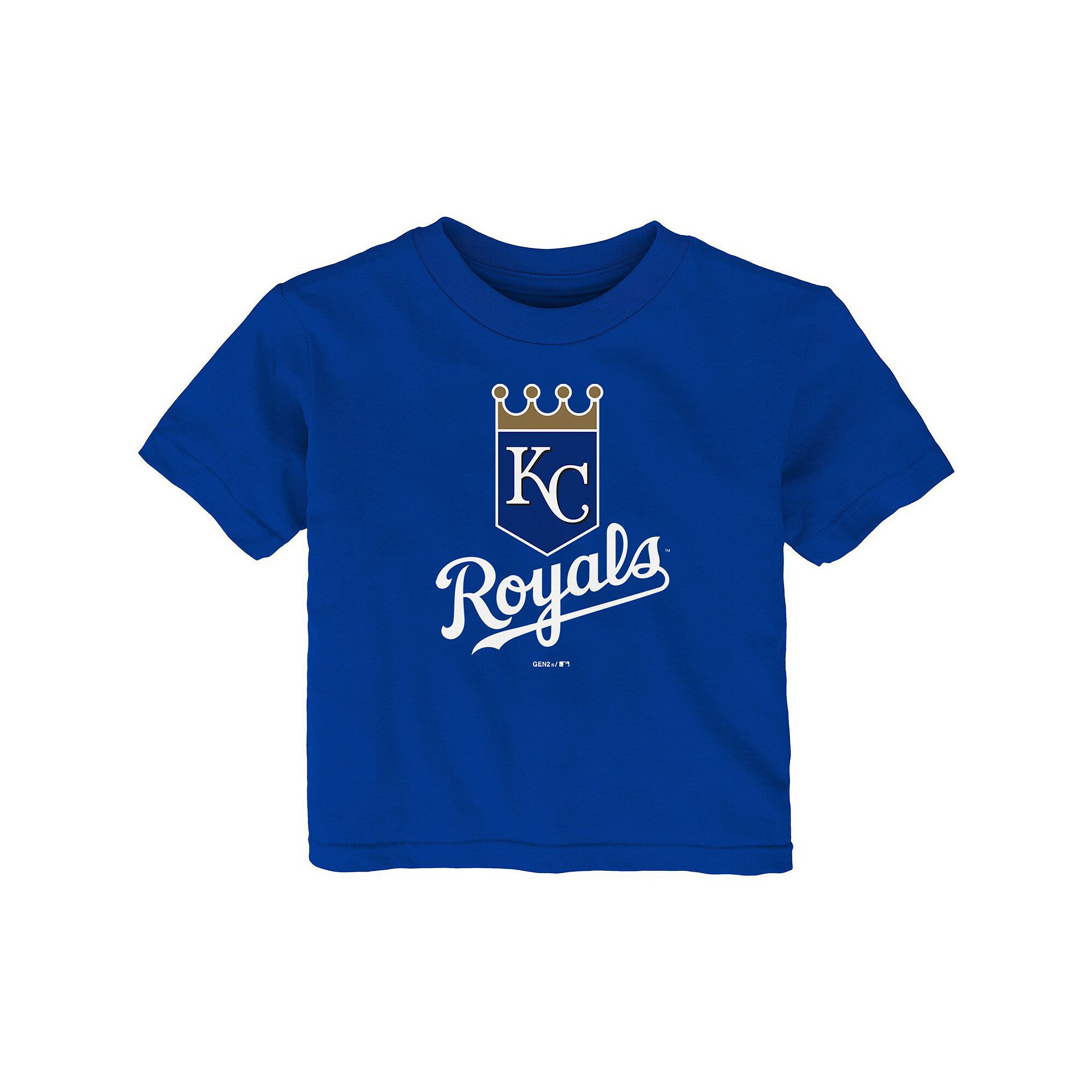Infant Royal Kansas City Royals Team Primary Logo T-Shirt, Boys, Size: 18 
