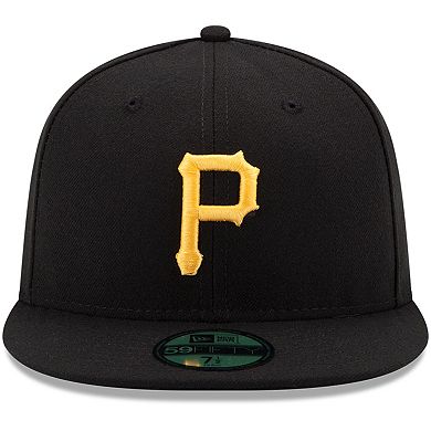 Youth New Era Black Pittsburgh Pirates Authentic Collection On-Field Game 59FIFTY Fitted Hat