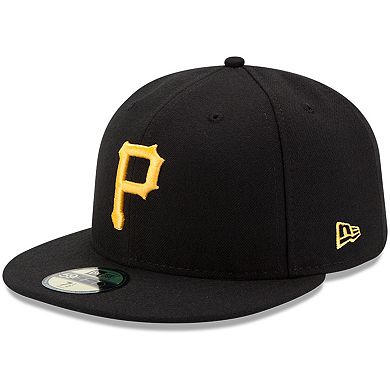 Youth New Era Black Pittsburgh Pirates Authentic Collection On-Field Game 59FIFTY Fitted Hat