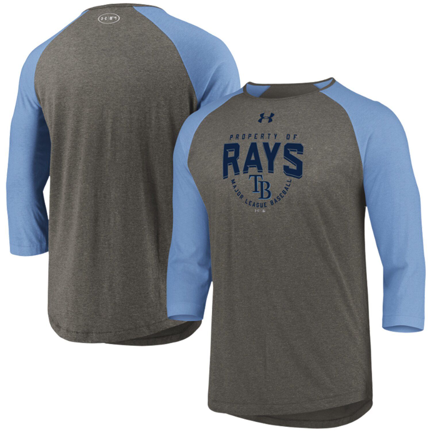 light blue under armour t shirt