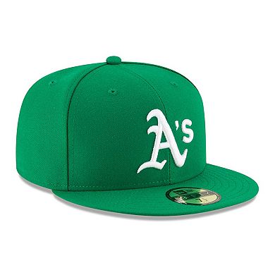 Men's New Era Green Oakland Athletics Alt Authentic Collection On-Field 59FIFTY Fitted Hat