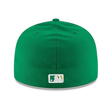 Men's New Era Green Oakland Athletics Alt Authentic Collection On-Field 59FIFTY Fitted Hat