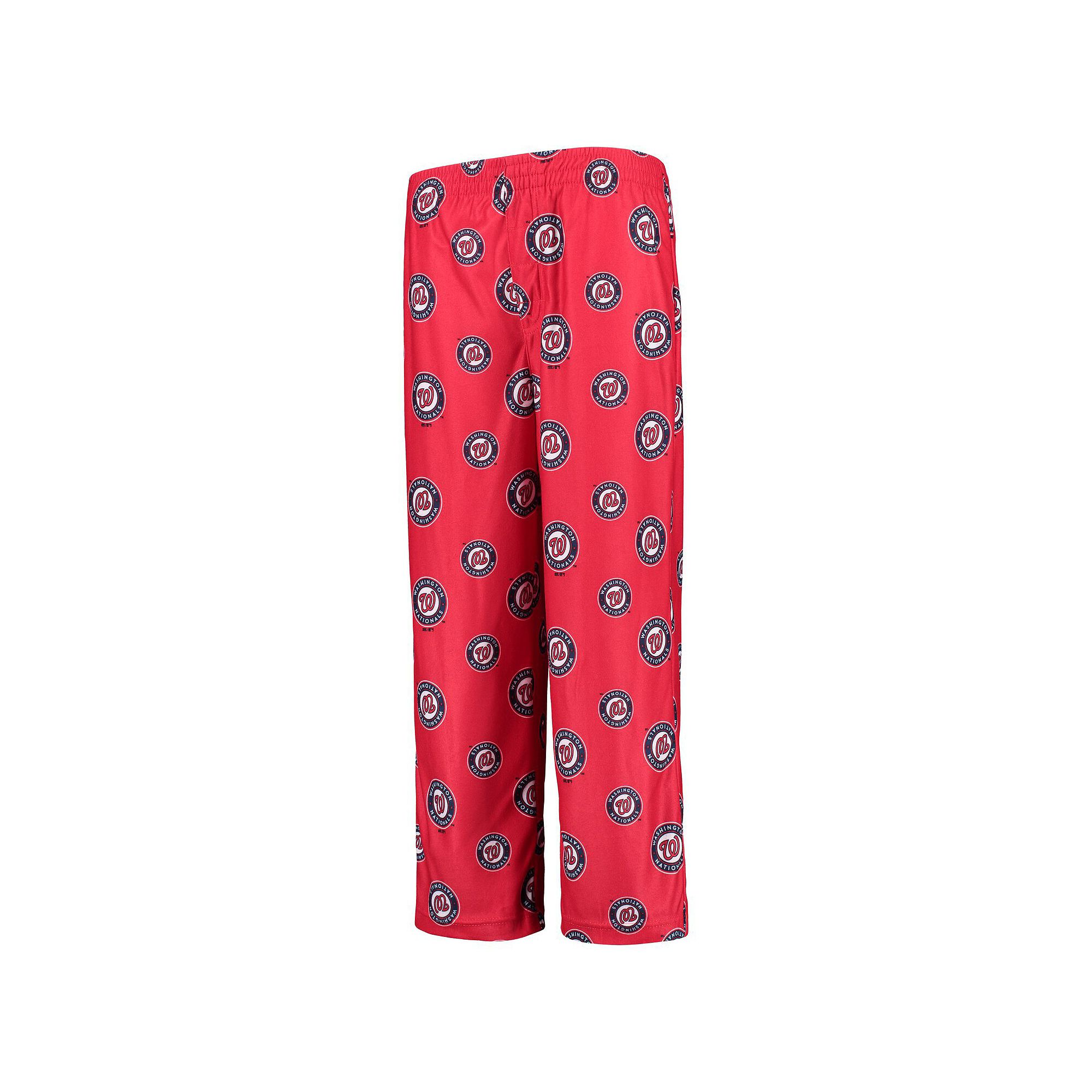 Youth Red Washington Nationals Team Color Printed Logo Pants, Boys, Size: 