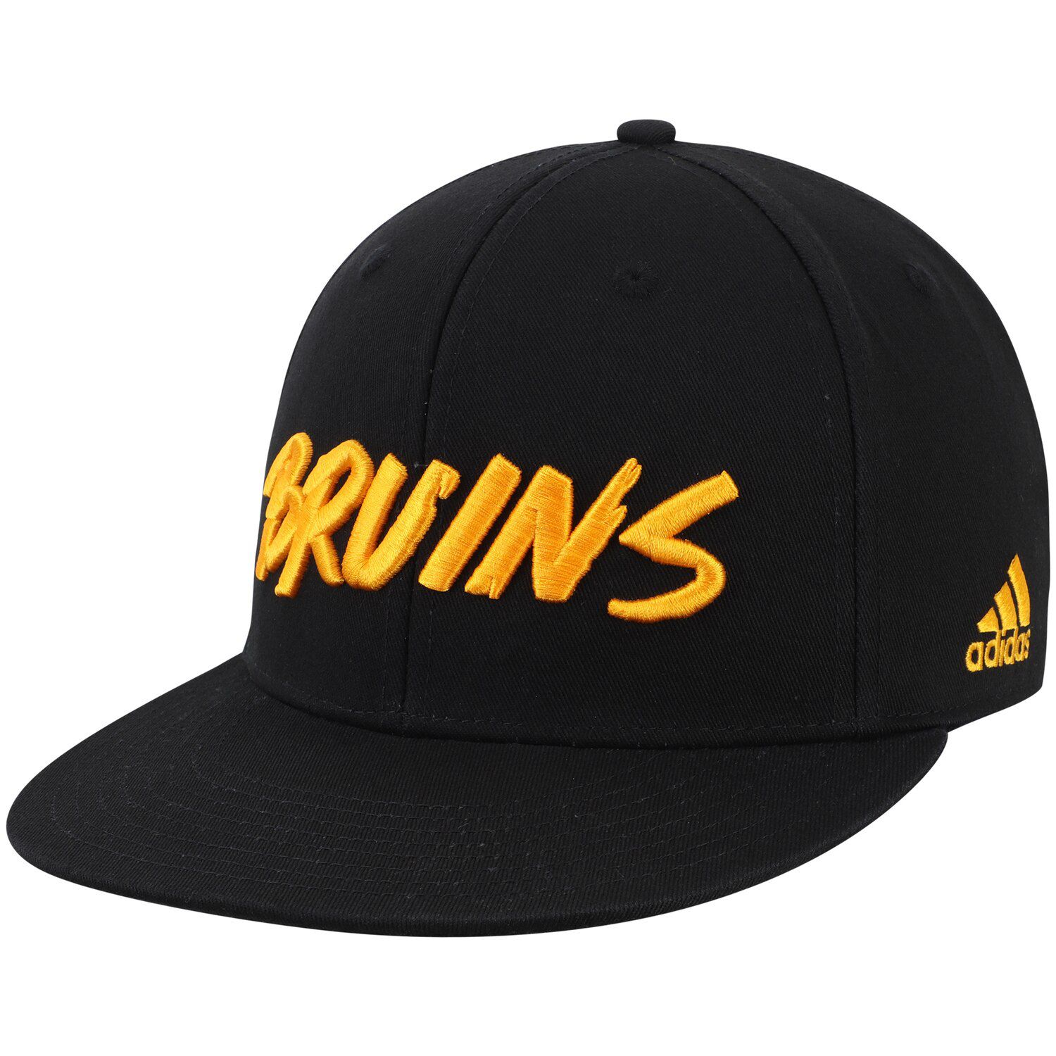 all black bruins hat