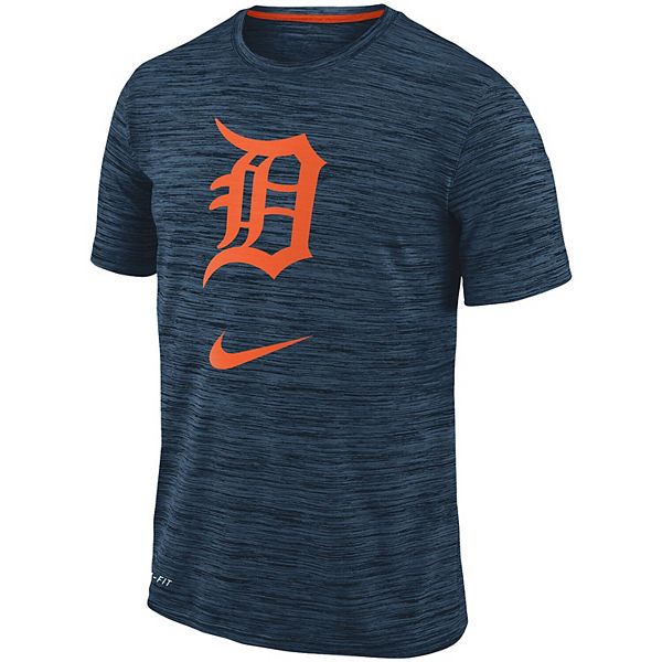 Men's Nike Navy Detroit Tigers Velocity Performance T-Shirt