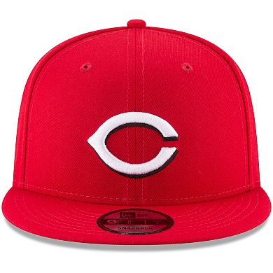 Men's New Era Red Cincinnati Reds Team Color 9FIFTY Snapback Hat