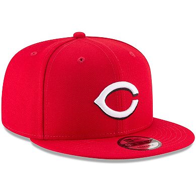 Men's New Era Red Cincinnati Reds Team Color 9FIFTY Snapback Hat
