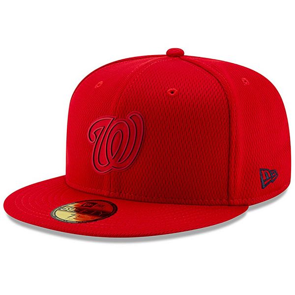 Men's New Era Red Washington Nationals 2019 Clubhouse Collection ...