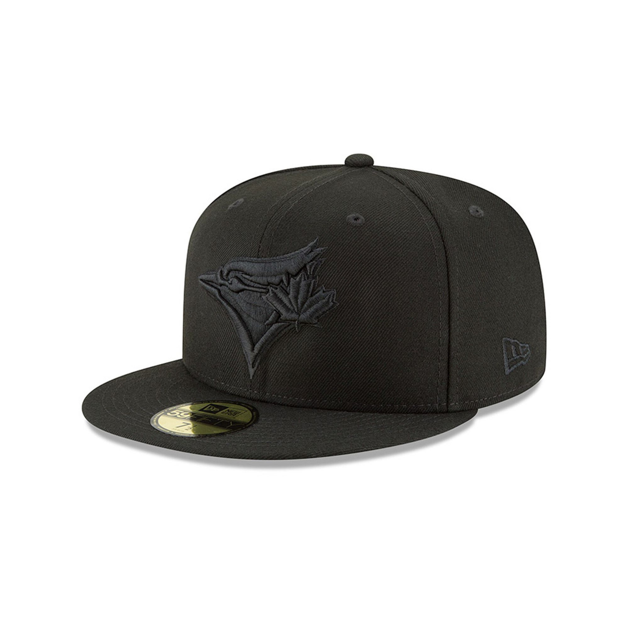 Mens New Era Black Toronto Blue Jays Primary Logo Basic 59FIFTY Fitted Hat