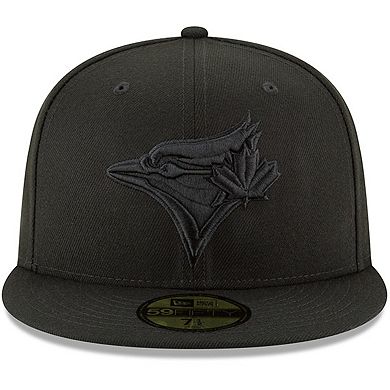 Men's New Era Black Toronto Blue Jays Primary Logo Basic 59FIFTY Fitted Hat