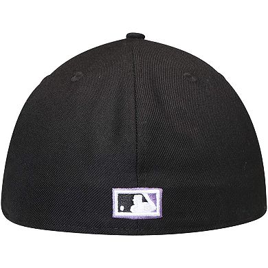 Men's New Era Black Tampa Bay Rays Cooperstown Collection Wool 59FIFTY Fitted Hat