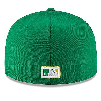 Men's New Era Green Oakland Athletics Cooperstown Collection Wool 59FIFTY Fitted Hat