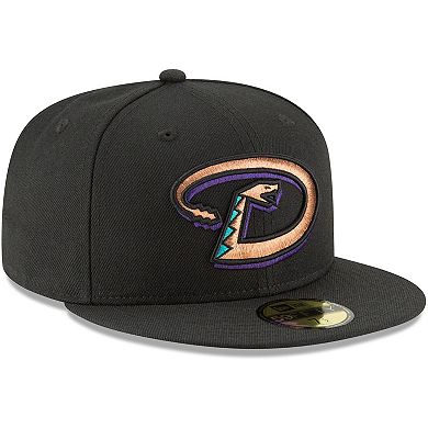 Men's New Era Black Arizona Diamondbacks Cooperstown Collection Wool 59FIFTY Fitted Hat