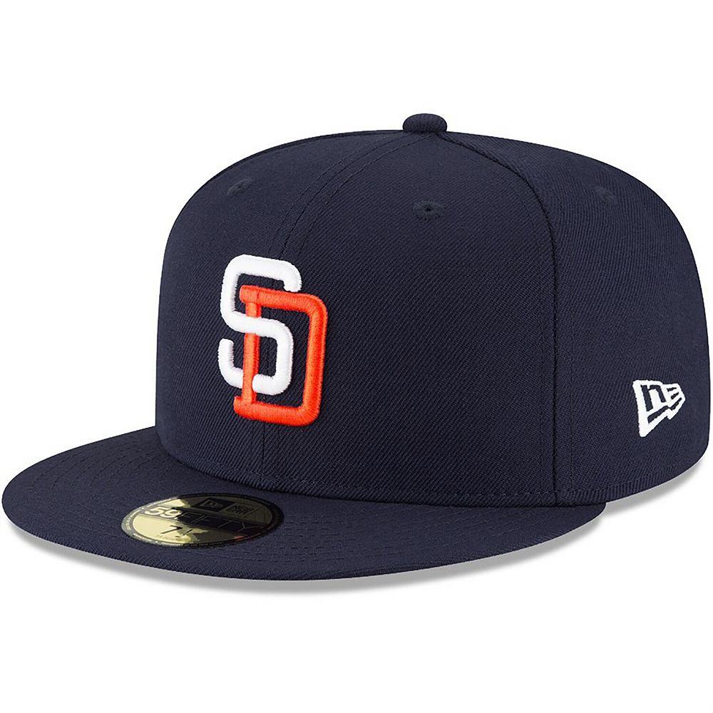 Men's New Era Navy San Diego Padres Cooperstown Collection Wool